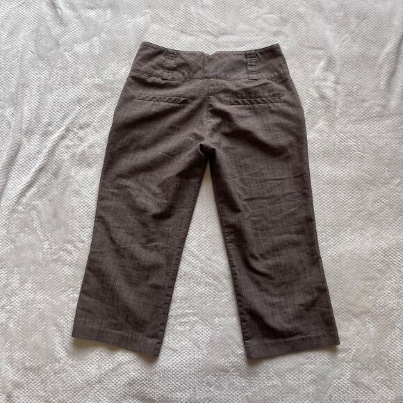 BROWN DRESS CROP PANTS — IZ BYER CALIFORNIA - Picture 5 of 7